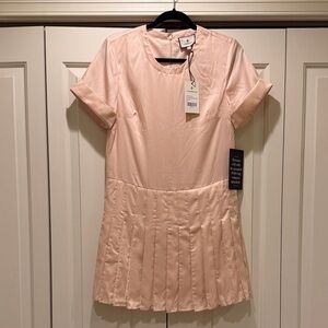 Pink Short Sleeve Dress